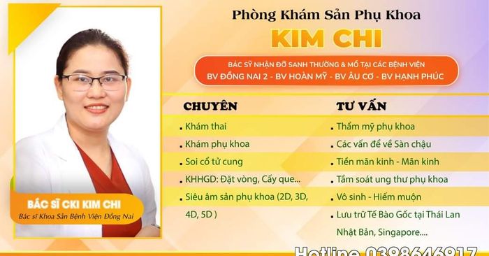 Không gian hiện đại và tiện nghi tại Phòng Khám Sản Phụ Khoa Kim Chi