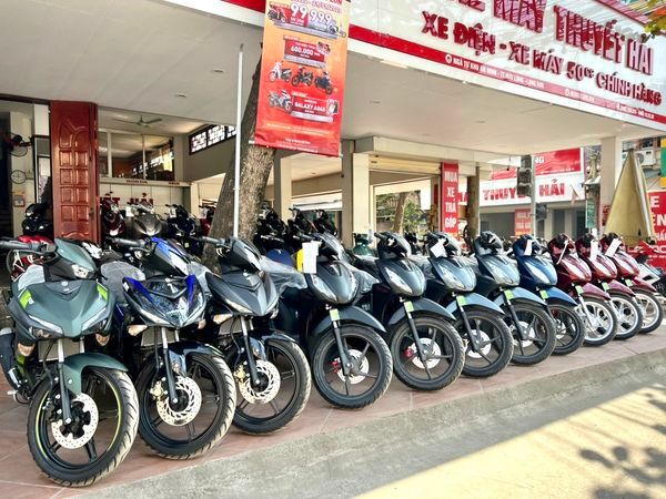 Các mẫu xe đa dạng tại showroom Thuyết Hải