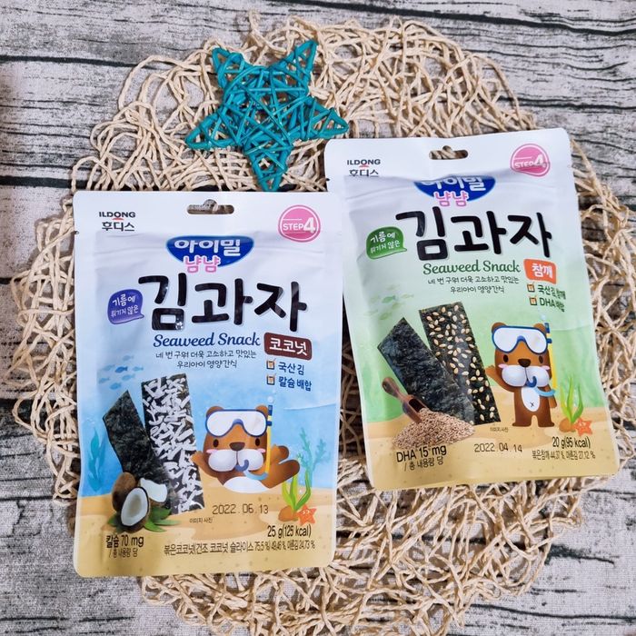 Snack Rong Biển Ildong Hàn Quốc - Hương Vị Thuần Khiết Không Muối