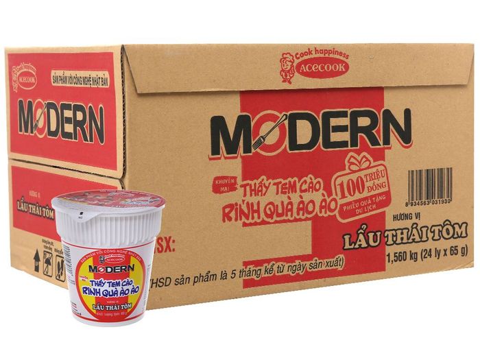 Mì Ly Modern Hương Vị Lẩu Thái Tôm hình 2