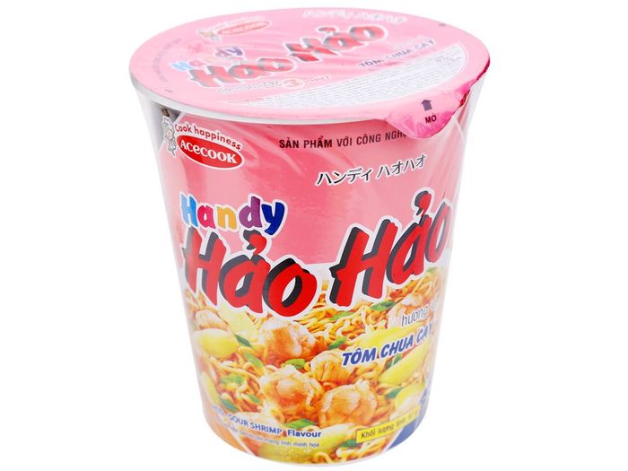 Mì Ly Hảo Hảo Handy hương vị tôm chua cay hình 2