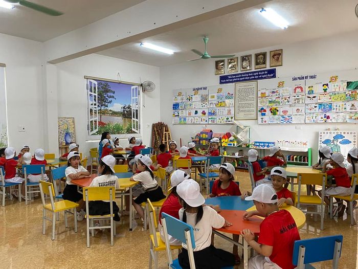 Không gian học tập hiện đại tại Trường Mầm non Thị trấn Tây Sơn
