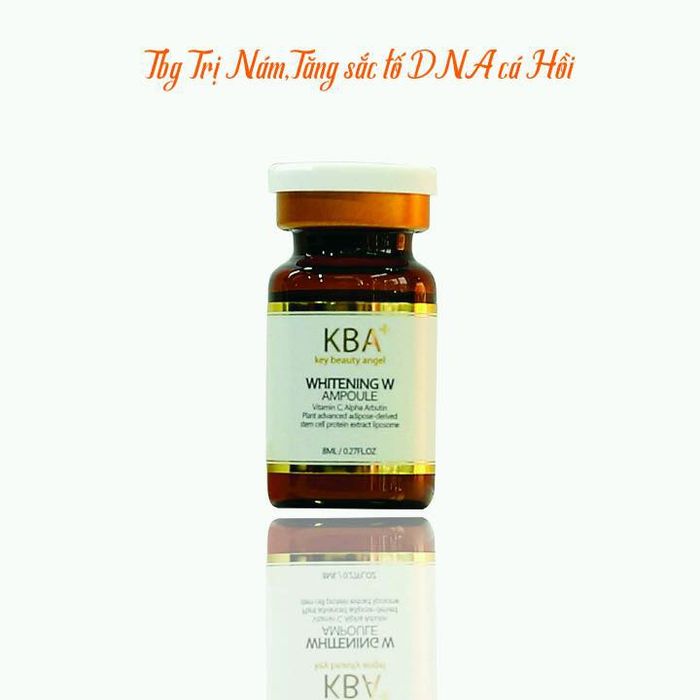 Tế Bào Gốc Trị Nám - Trắng Da Whitening W Ampoule ảnh 1
