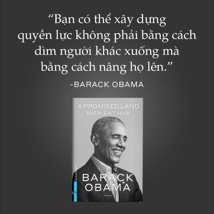 Hình ảnh bìa sách 'Miền Đất Hứa' - Tác phẩm gây chấn động của Barack Obama