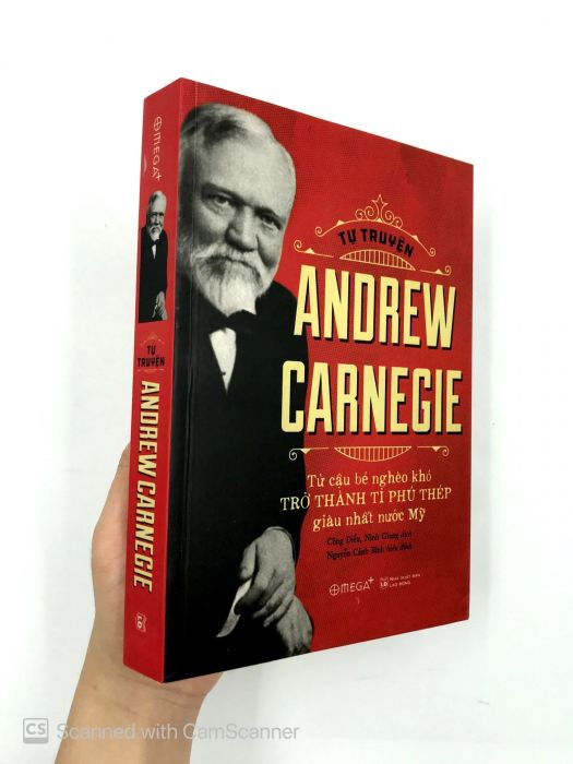 Hình ảnh bìa sách Tự Truyện Andrew Carnegie - Chân dung nhà tư bản nhân ái