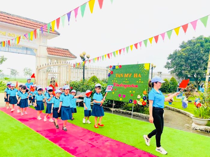 Những khoảnh khắc vui chơi đáng yêu tại Trường Mầm non Tân Mỹ Hà