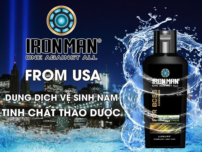 Hình ảnh Tinh Chất Thảo Dược Vệ Sinh Nam IRONMAN For Boss - Ảnh 1