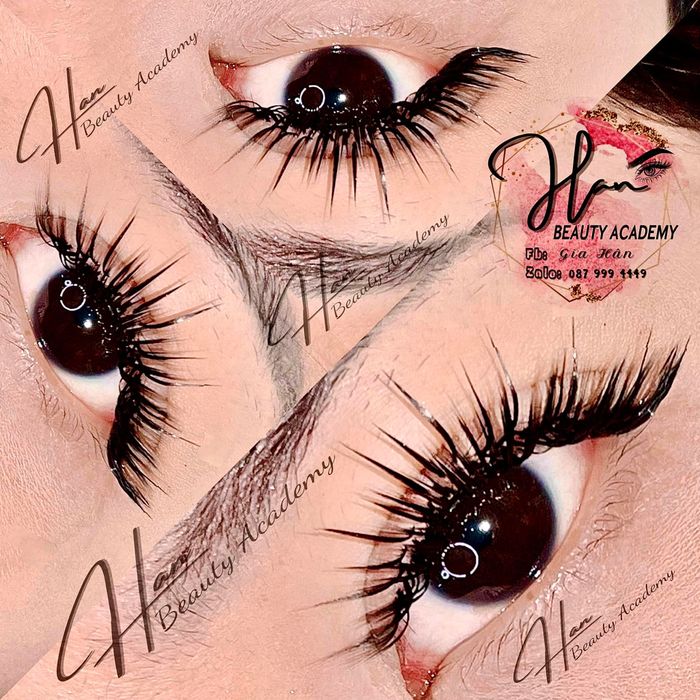 Hân Beauty Academy ảnh 2 - Những khoảnh khắc đẹp ngỡ ngàng với bộ sưu tập mi nối nghệ thuật đa phong cách