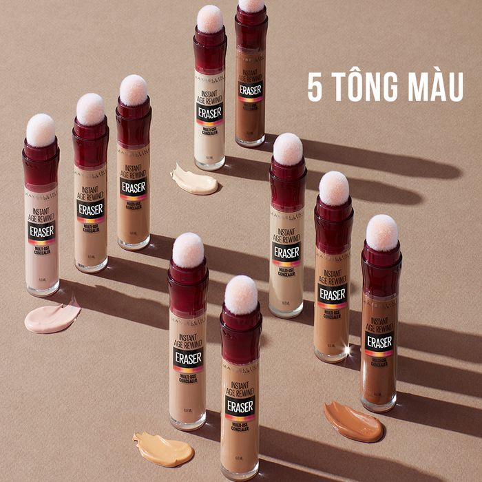 Hình ảnh thực tế Bút Che Khuyết Điểm Maybelline Instant Age Rewind - Minh chứng cho hiệu quả che phủ vượt trội