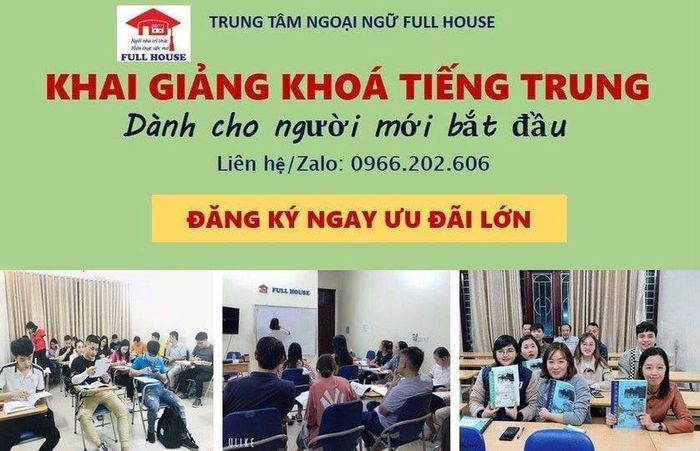 Ngoại Ngữ Full House - Không gian học tập đầy cảm hứng