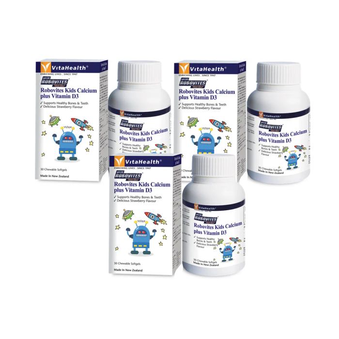Hình ảnh thực tế Vitahealth Robovites Kids Calcium Plus Vitamin D3
