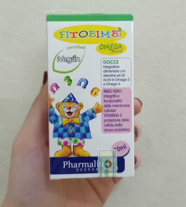 Hình ảnh chi tiết siro Fitobimbi Omega Junior