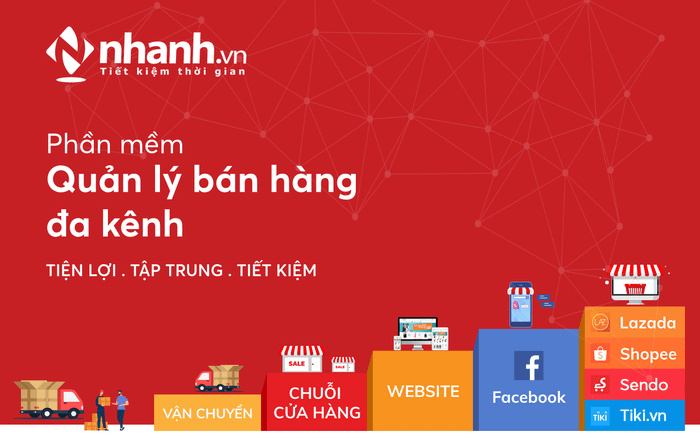 Giao diện báo cáo thống kê Nhanh.vn - Trực quan, dễ nắm bắt