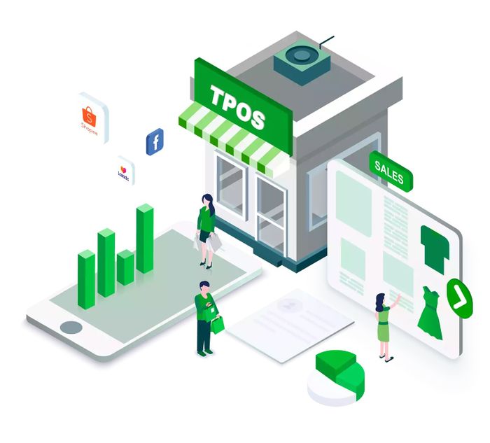 Màn hình quản lý đơn hàng TPOS - Trực quan và dễ sử dụng