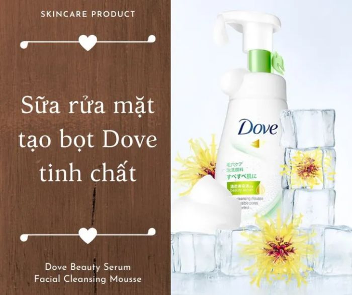 Hình ảnh thực tế Sữa rửa mặt Dove Beauty Serum Pimple Care