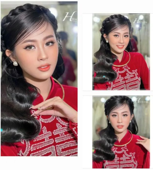 Hình ảnh thực tế lớp học tại Hêu Makeup Studio