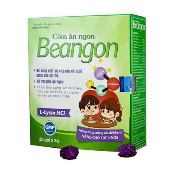 Hình ảnh bao bì Beangon - Sản phẩm cốm dinh dưỡng cao cấp