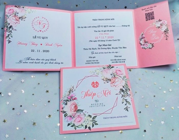 Bộ sưu tập thiệp cưới đa phong cách từ In Hương Giang