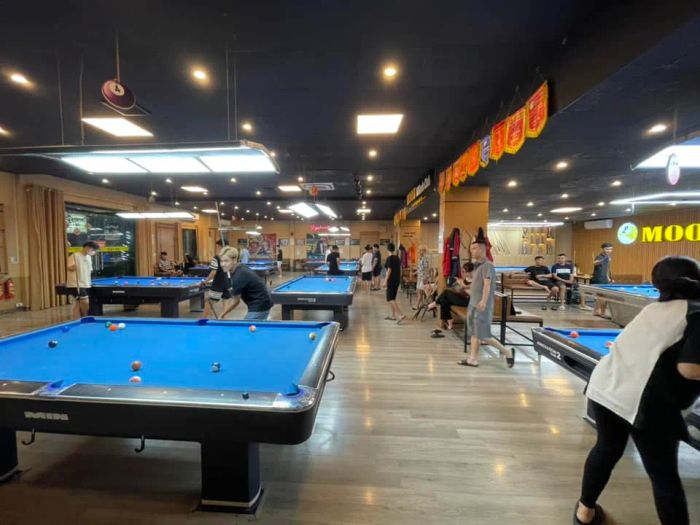 MOON CLUB - Hình ảnh đầu tiên về không gian bi-a đẳng cấp quốc tế