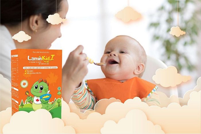 Hình ảnh thực tế cốm Lamin Kid I - Sản phẩm chất lượng cao cho trẻ biếng ăn