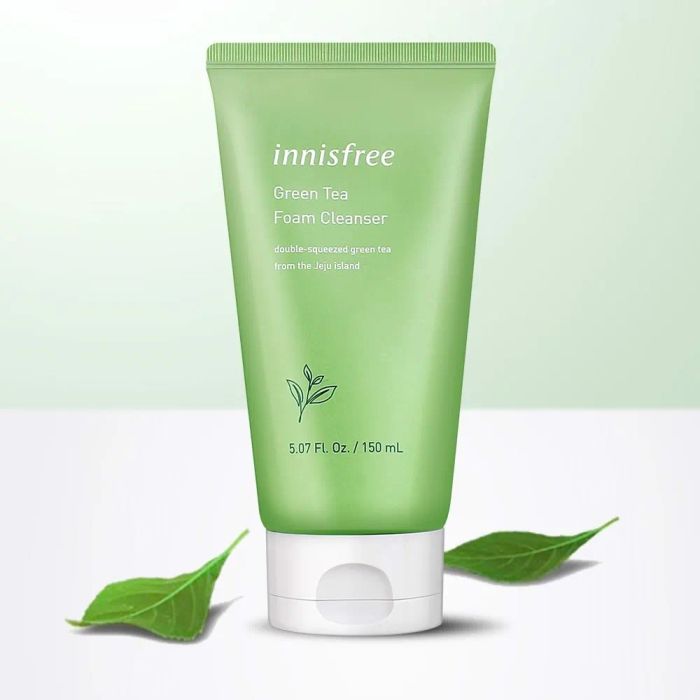 Hình ảnh minh họa Sữa rửa mặt Innisfree Green Tea Foam Cleanser (ảnh 2)