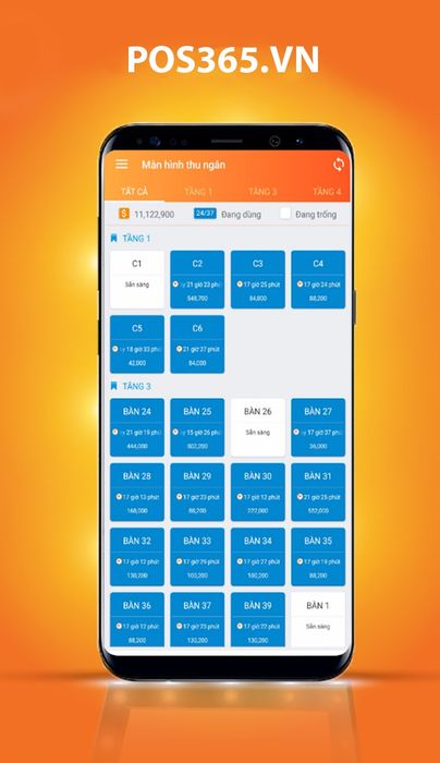 Giao diện thanh toán POS365.VN - Hiện đại và tiện lợi