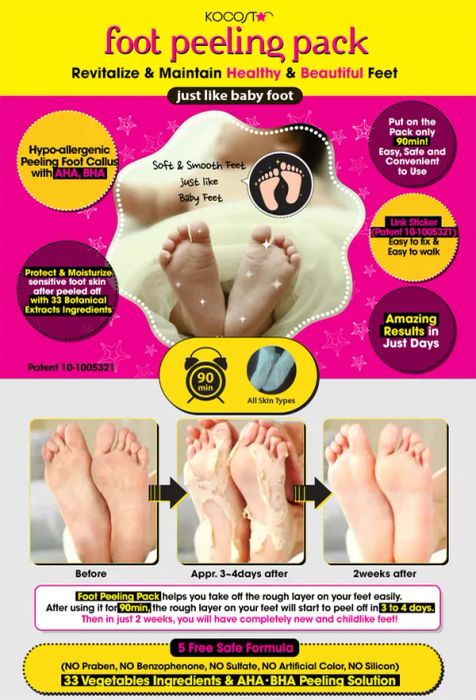 Mặt Nạ Ủ Chân Làm Bong Da Chết Foot Peeling Pack ảnh 1