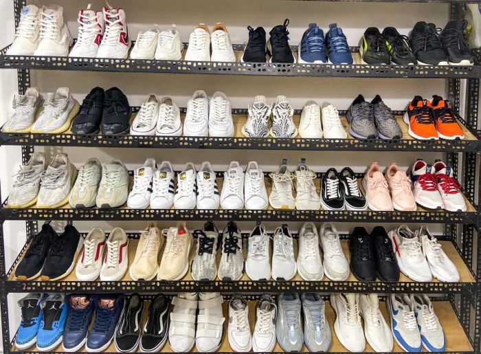Trung Sneaker - Hình ảnh thành phẩm sau khi làm sạch ấn tượng