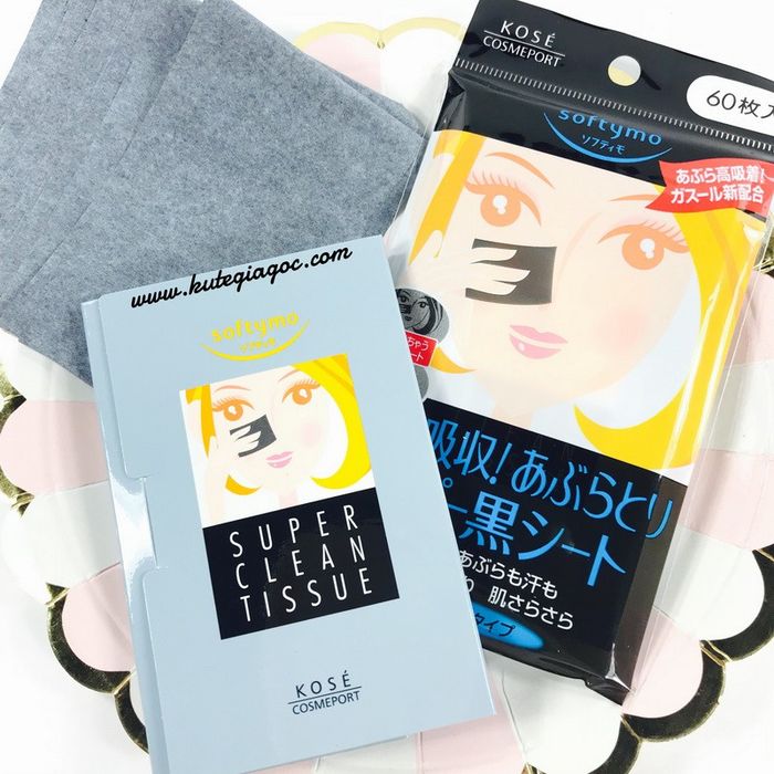 Hình ảnh Giấy Thấm Dầu Kose Softymo Super Clean Tissue