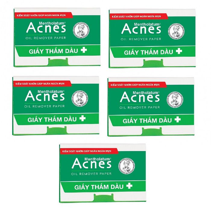 Hình ảnh thực tế Giấy Thấm Dầu Acnes Oil Remover