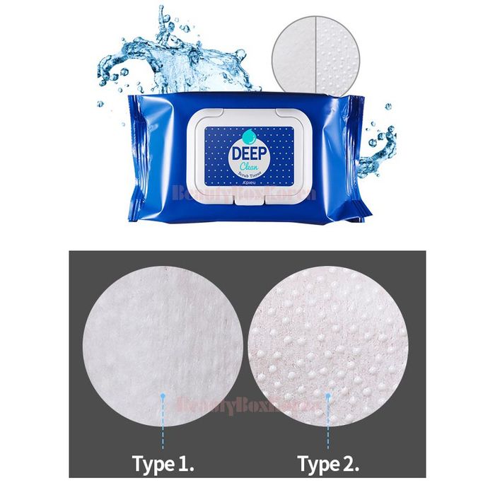 Hình ảnh thực tế Khăn Giấy Tẩy Trang A'Pieu Deep Clean