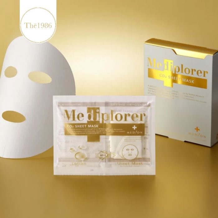 Hình ảnh minh họa hiệu quả sau khi sử dụng Mediplorer CO2 Sheet Mask