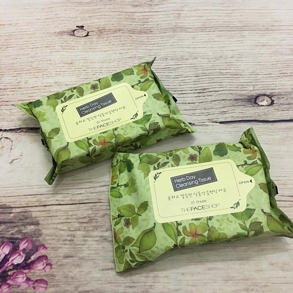 Khăn Giấy Tẩy Trang The Saem Healing Tea Garden - Làn gió tươi mát từ trà xanh cho da sạch khỏe (Ảnh minh họa 1)