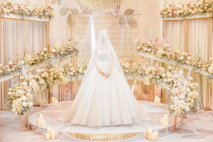 Không Gian Tiệc Cưới Lãng Mạn - LA ROSE Wedding Decor