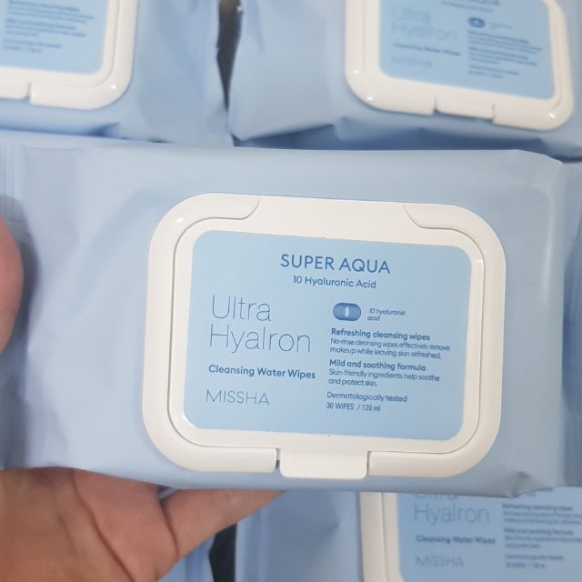 Bộ sưu tập hình ảnh Khăn Giấy Tẩy Trang Missha Super Aqua
