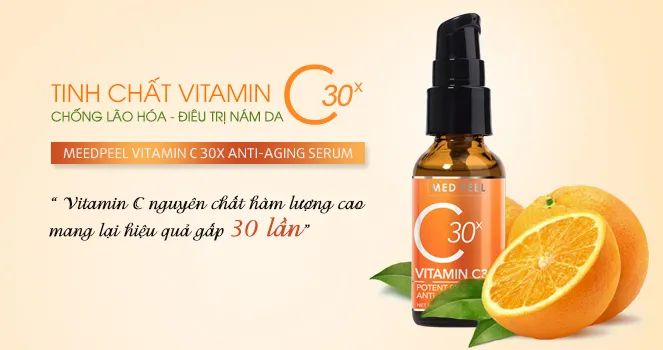 Hình ảnh thực tế Tinh chất Medpeel Vitamin C 30x - Bước đột phá trong trị nám