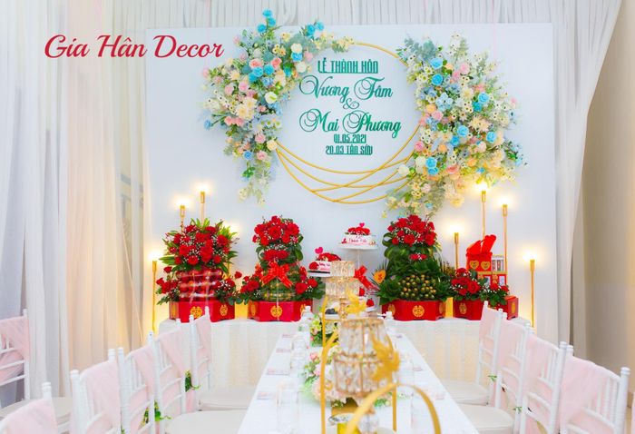 Không Gian Tiệc Cưới Lãng Mạn - Gia Hân Decor