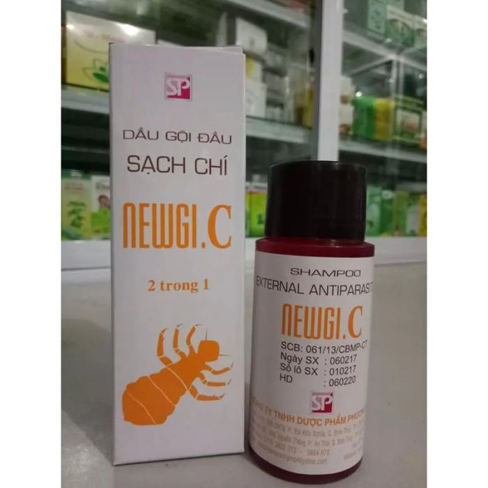 Hình ảnh chân thực dầu gội Newgi.C