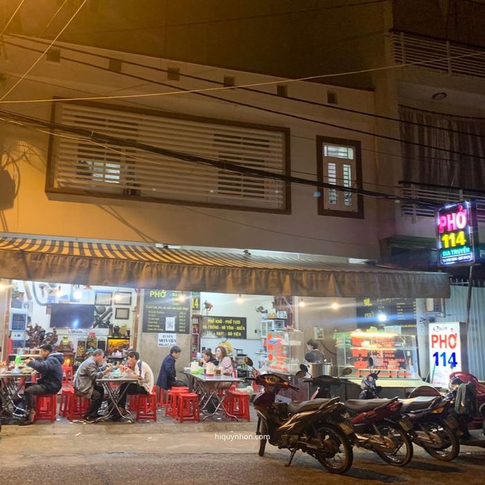 Phở 114 - Một trong những quán phở đặc biệt, được yêu thích lâu năm tại Quy Nhơn, nơi mang đến hương vị tuyệt vời khó quên