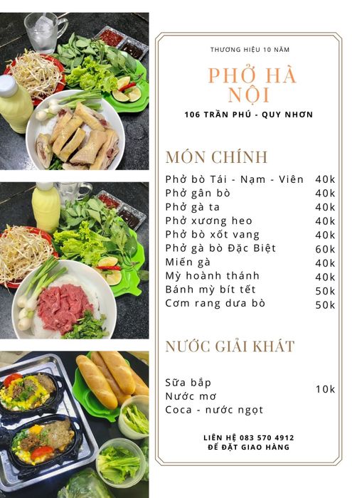 Phở Hà Nội - Sự hòa quyện giữa hương vị Bắc và Trung