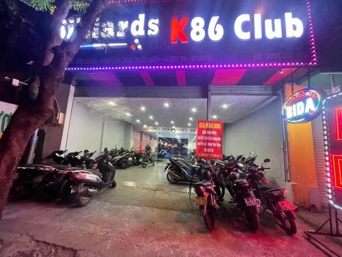 Hình ảnh không gian sang trọng tại Billiards K86 Club