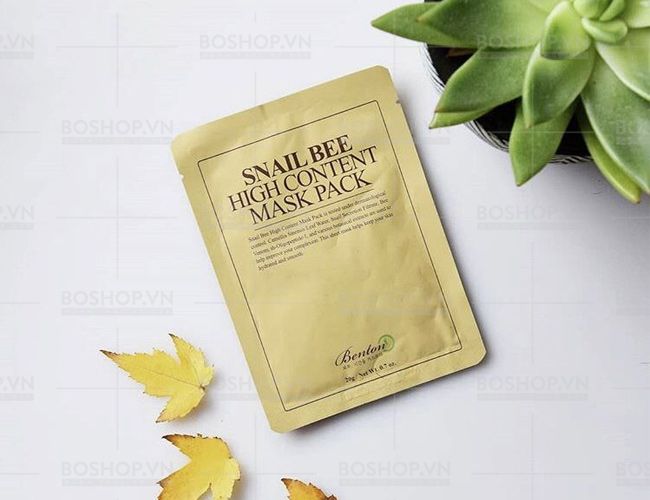 Mặt nạ dưỡng chiết xuất Ốc Sên Benton Snail Bee High Content Mask ảnh 1