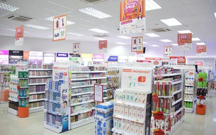Hình ảnh không gian mua sắm tại Guardian