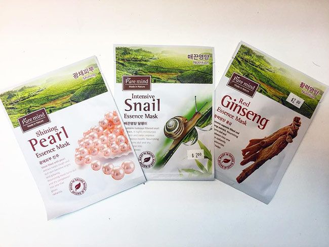 Mặt nạ Pure Mind Intensive Snail Essence Mask ảnh 2