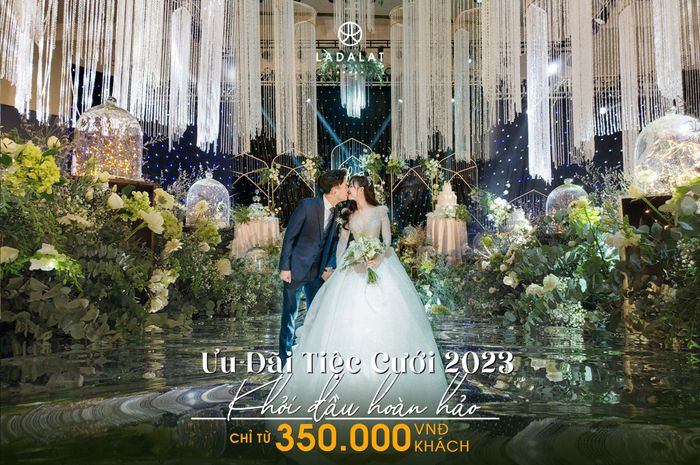 Không gian tiệc cưới sang trọng tại Ladalat Hotel (Ảnh 2)