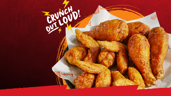 Hình ảnh món gà rán sốt đặc trưng tại Bonchon