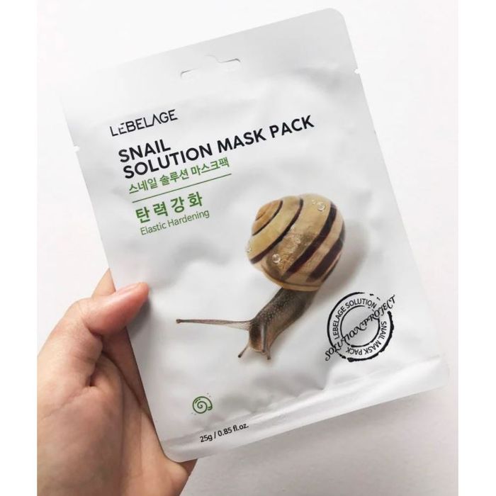 Mặt Nạ Giấy Chiết Xuất Ốc Sên LEBELAGE Snail Natural Mask ảnh 2