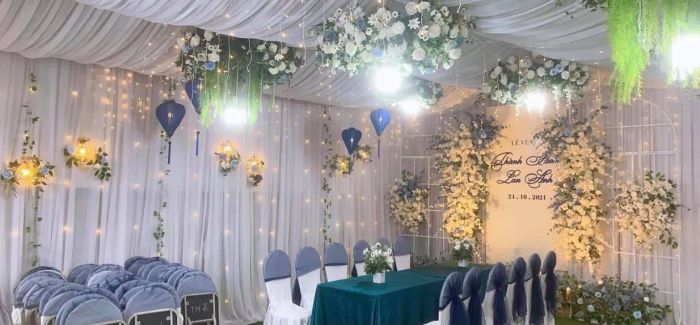Hình ảnh đầu tiên về Rạp Cưới Tú Minh - Nơi những khoảnh khắc hạnh phúc được lưu giữ trong không gian trang trí tinh tế và đầy cảm xúc.