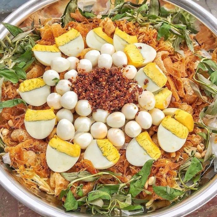 Hình ảnh các món bánh tráng hấp dẫn tại Thu Hương