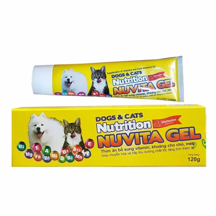 Gel dinh dưỡng cho chó mèo biếng ăn Nuvita Gel hình ảnh 2